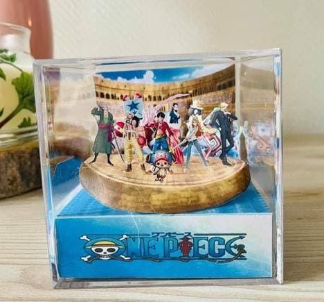 Cubo 3d Diorama One Piece, Luffy, Vb New Cub
