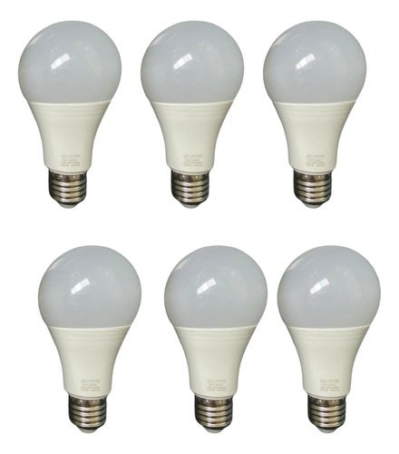 Pack Foco Led Ahorrador 12w Baño, Dormitorio, Negocio Patio