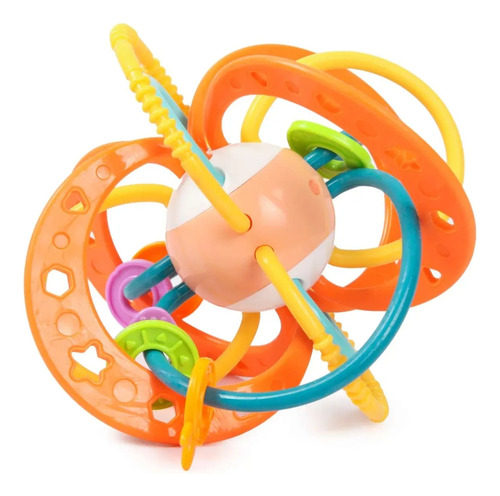 Bola Mordedor Sensorial Bebê Chocalho Senseplay Maxi Baby