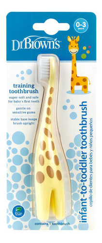 Cepillo de dientes infantil Dr Brown's Jirafa suave