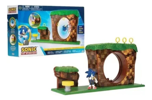 Sonic The Hedgehog Green Hill Zone Playset Jakks Original