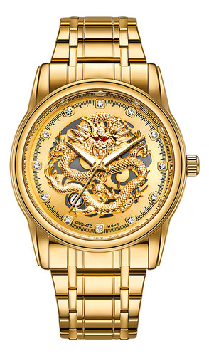 Reloj Para Hombre De Gama Alta Golden Dragon Watch Para Homb