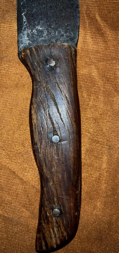 Imagen 5 de 8 de Machete C Vaina Checoslovaco Antiguo Acero 3 Rayas. 40cm