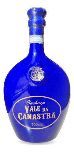 Cachaça Vale Da Canastra Ouro Porcelana Blue 700ml