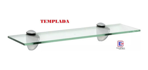 Kit 2 Repisas Cristal Templado 6 Mm 22 Cm X 42 Cm - Premium