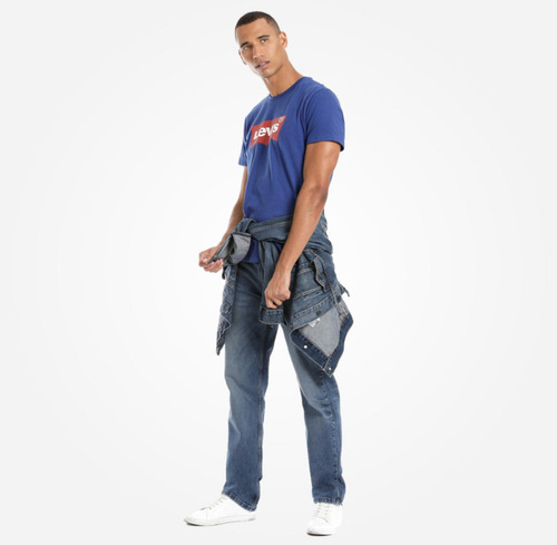 Playera Levis Talla S Color Azul Para Hombre Original