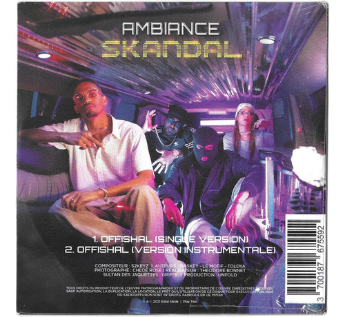 Cd Offishal (ambiance Skandal) Estándar