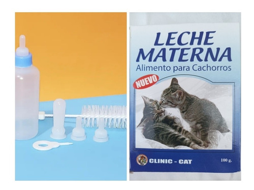 Leche Materna 100grs+mamadera 60ml Para Cachorros Perro/gato