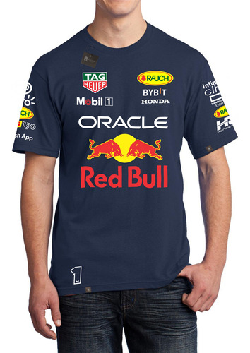 Polera F1 Red Bull Racing 2022 Verstappen  Envio Gratis 