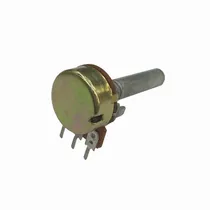 Comprar Potenciómetro Lineal Eje Metálico 30mm 250k Diam 16mm X 5