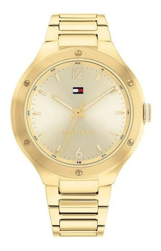 Reloj Tommy Hilfiger Mujer Naomi 1782477 Color de la malla Dorado Color del bisel Dorado Color del fondo Dorado