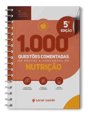 Livro 1000 Questões Comentadas Provas E Concursos Nutrição