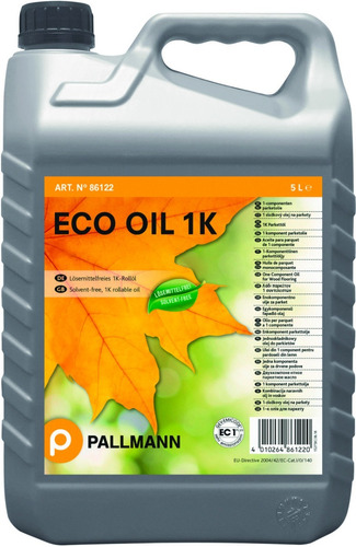 Pallmann Eco Oil 1k 5l Hidrolaqueado Super Natural