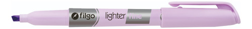 Resaltador Marcador Filgo Lighter Fine Violeta Pastel