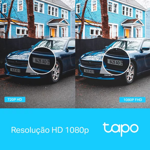 Câmera Externa 360° Wi-fi Tp-link Tapo Tc40 1080p Full Hd