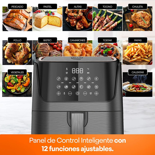 Imagen 7 de 10 de Freidora De Aire Masterchef Digital De 3.5 Litros Mk-af-35tm