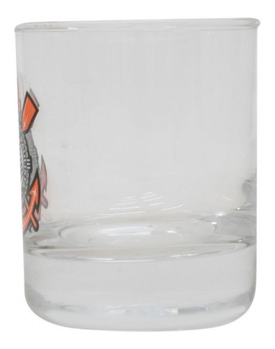 Copo De Vidro Com Abridor Time Corinthians 250 Ml Cor Transparente