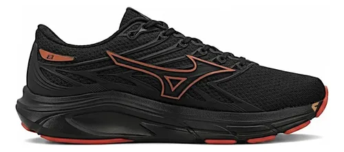 Tenis Mizuno Jet 8 Masculino Preto E Vermelho Preto Preto E Vermelho Liso 41 Br