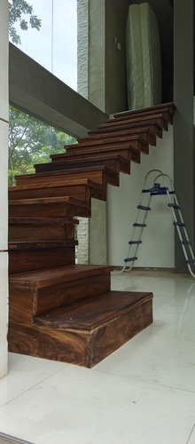 Escalera Y Escalones De Madera Oferta 