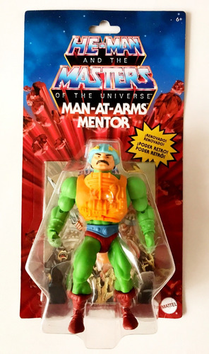 Man At Arms Man-at-arms Motu Origins Retro Amos Del Universo