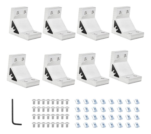 Soporte Esquina Tuerca Ranura Tornillo Hexagonal In