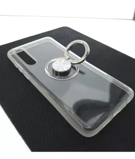 Funda Tpu Transparente Anillo Para Huawei P30 Pro P20 Lite