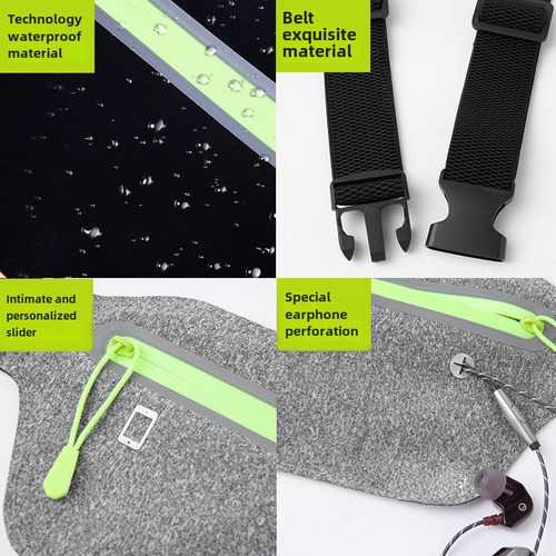 Bolsa Deportiva Impermeable, Elástica Y Reflectante Para Cor
