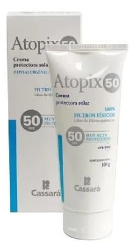 Atopix Fps 50 Crema 100 Gr Protectora Solar Hipoalergénica