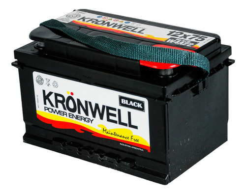 Bateria Auto 12x75 B Kronwell Envío Instalacion Gratis