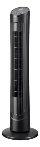 Ventilador De Torre 40 Pulgadas 4 Velocidades Con Control R 1.016 M 60 Negro Negro Plástico