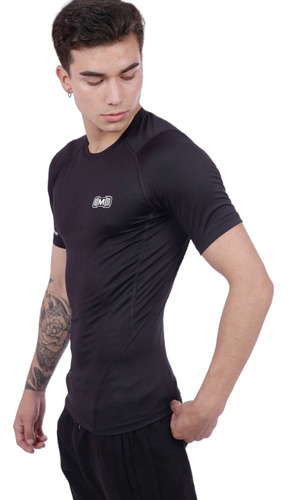 Polo Deportivo De Compresión Manga Corta | Ropa Hombre Gym