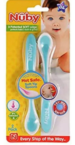 Set De Cucharas Largas Blister X2 Nuby