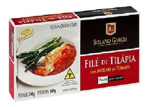 File De Tilapia Em Molho De Tomate Solano Garcia 240g