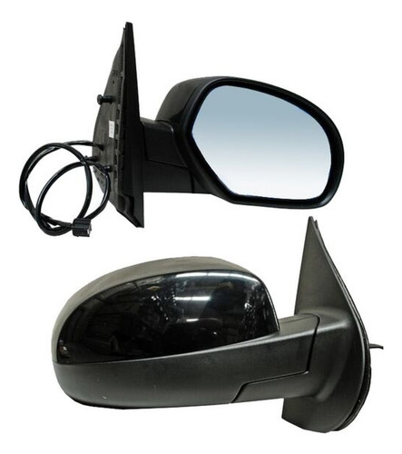 Espejo Chev Pick Up 07-13 Suburban 06-10 Elect Negro Liso Xf