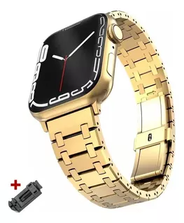 Pulseira De Aço Inoxidável Luxuosa Para Apple Watch Ultra 2