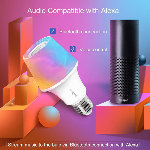 Sengled Solo Rgbw Bluetooth Bulb Altavoz Multi Color Cambio