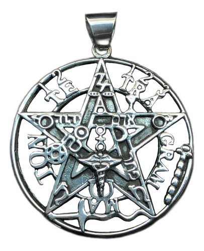 Collar Tetragramaton Pentagrama Amuleto Protector Pentáculo 