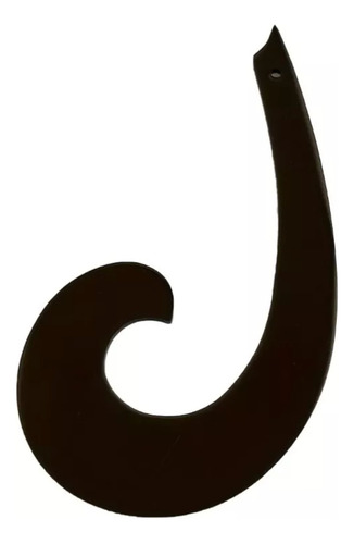 Regla Francesa Curva Para Modisteria Acrilico Negra 22cm