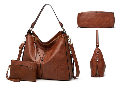 Bolsa Crossbody Grande E Moderna De Luxo Feminina Com