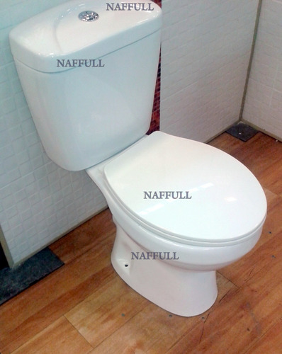 Imagen 4 de 5 de Combo Inodoro + Mochila Apoyo Dual Con Kit + Tapa + Bidet Ovalado, Naffull