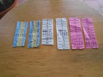 Comprar Boletos Capicüa Antiguos Colectivo Línea 15 - (6 Boletos)