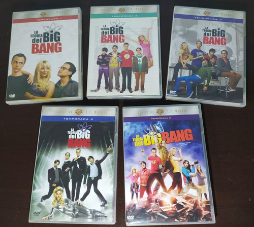 The Big Bang Theory Temporadas 1 2 3 4 Y 5 Dvd Originales (: