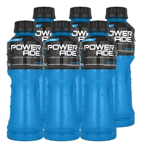 Powerade Mountain Blast Isotónica 500 Ml (pack 6 Unidades)