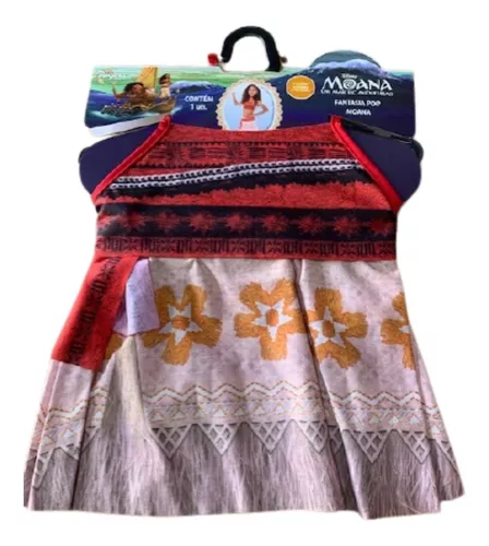 Roupa Moana Infantil Disney Meninas Festas Carnaval