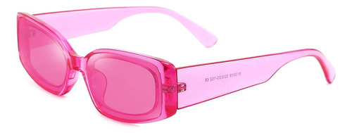 Dollger Rectángulo Gafas De Sol Para Mujer Retro Pink Y2k Ga