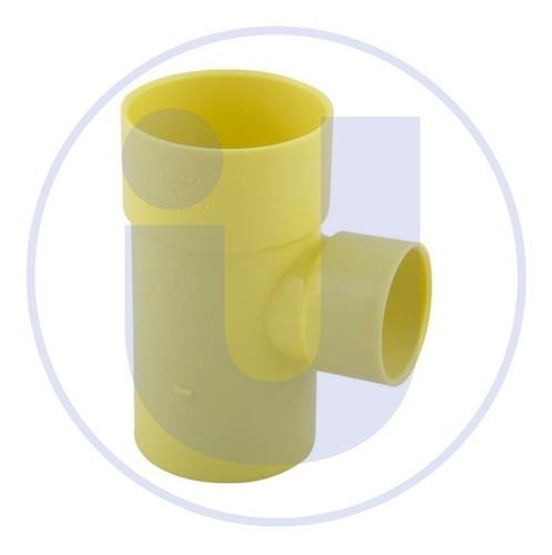 Imagen 2 de 2 de Tee Reducida Standard Amarilla 3puLG 75mmx75mm