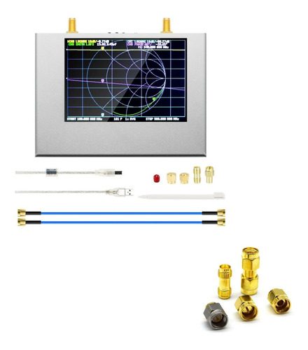 Analizador Red Vectorial Actualizado 50 Khz 4 Ghz Antena Kit