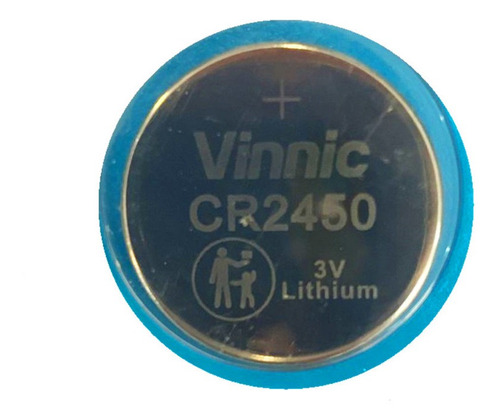 Pila Cr2450 Vinnic Lithium 3v 2450 Litio X Unidad