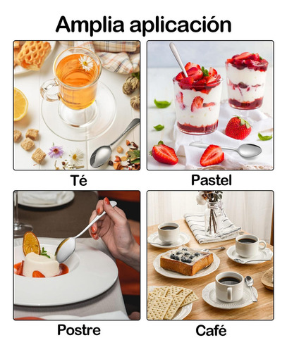 , X 10 Piezas Cucharas Para Cafe, Cucharitas Para Cafe,