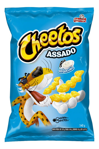 Salgadinho Onda Sabor Requeijão Cheetos 140g Elma Chips